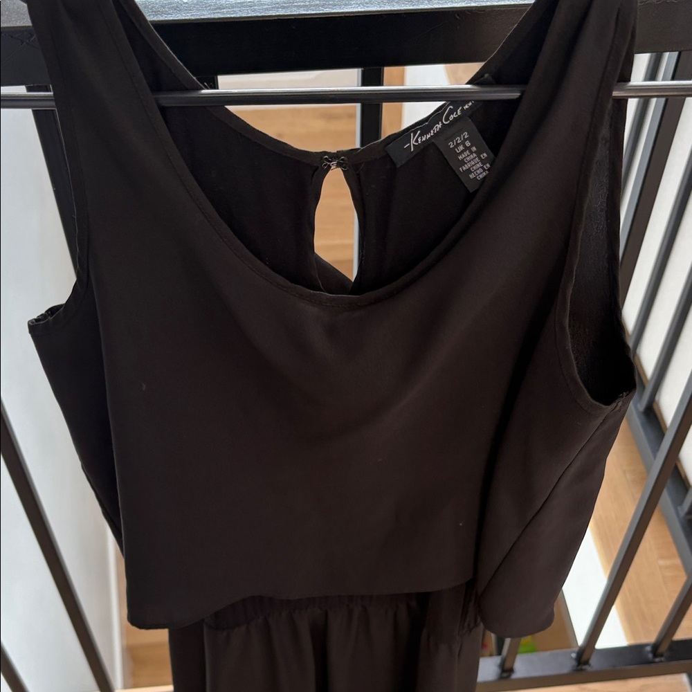 Kenneth Cole Sleeveless Black Maxi Dress